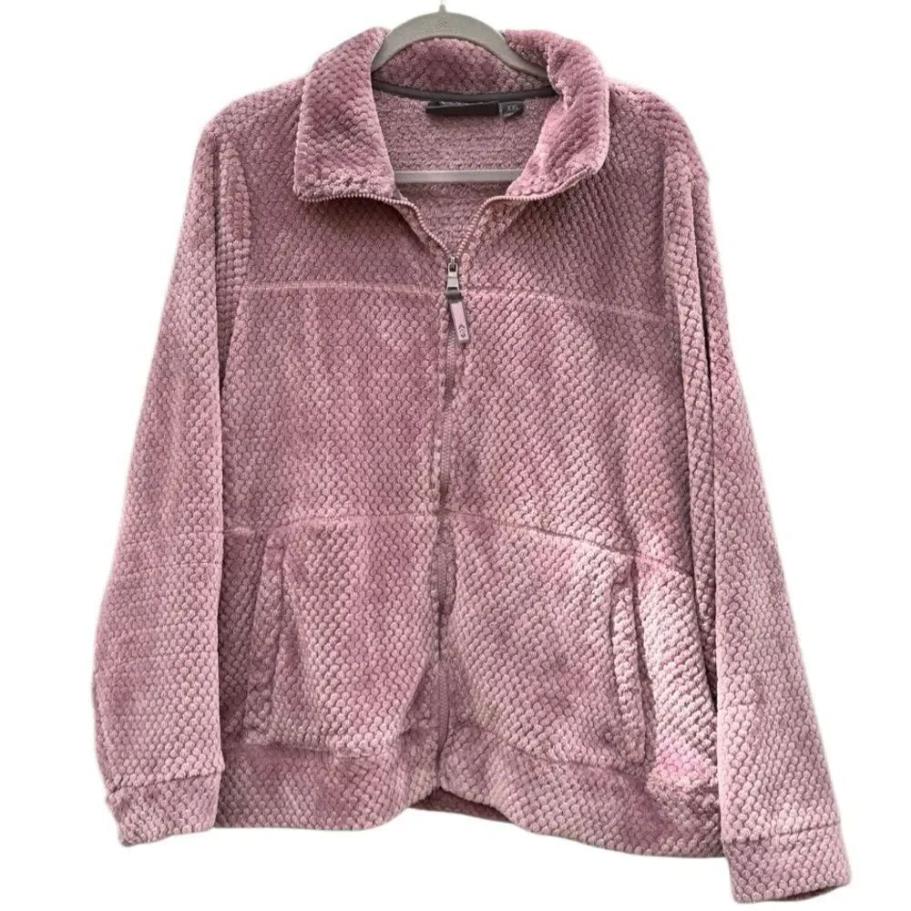 Free Country Women's Thistle Fleece Work Plush Zip Up Jacket Size XXL - Picture 5 of 8